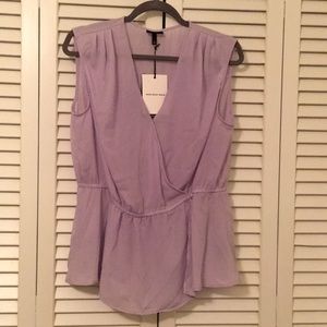 Cute Chiffon Wrap Blouse